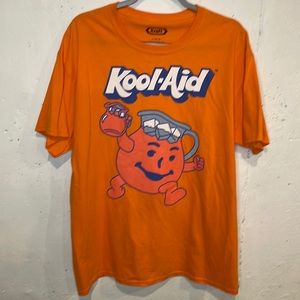 Mens “Kool Aid” graphic T-shirt size L / Orange
